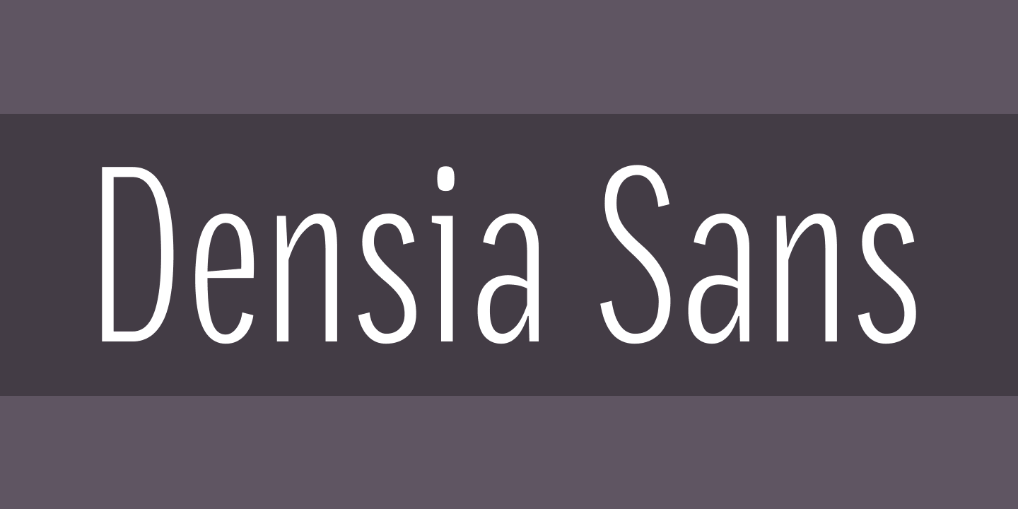 フォント Densia Sans